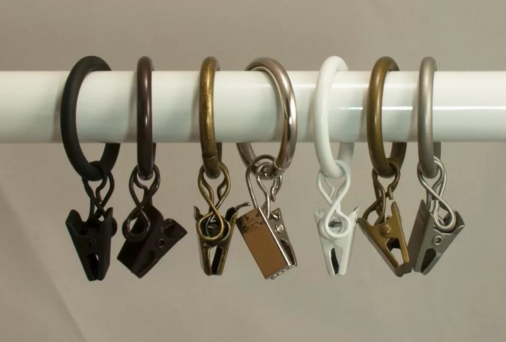 crochets pour décor de rideaux