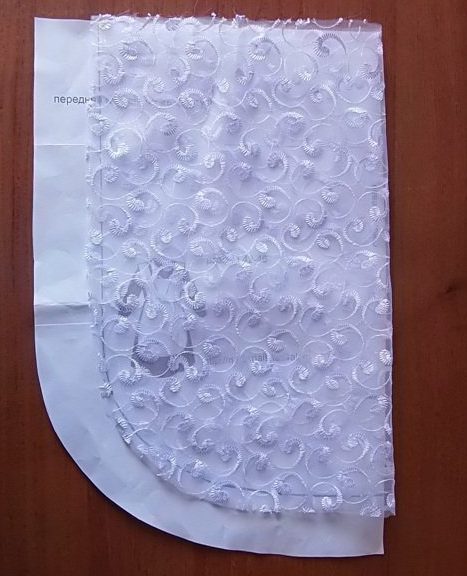 tablier de guipure