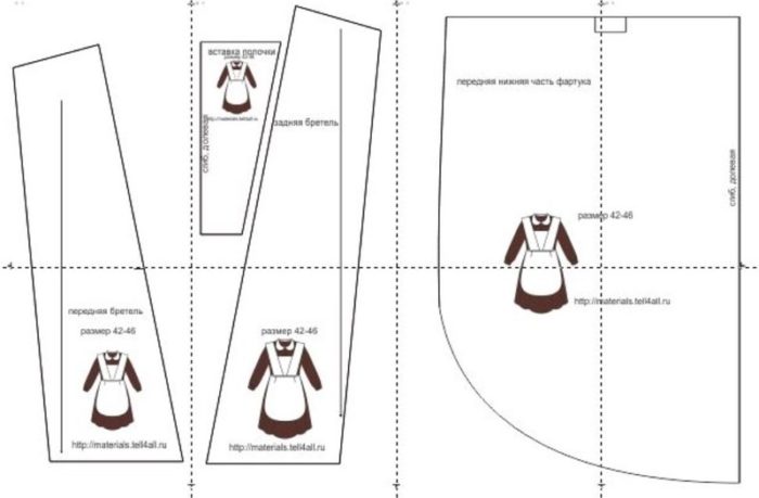 tabliers d'école de mode