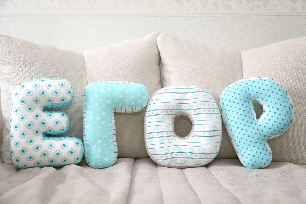 lettres d'oreiller doux