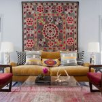 Tapis persans à l'intérieur