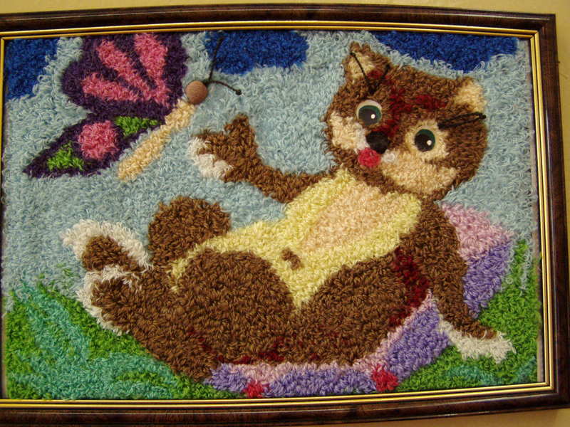 tapis à broder