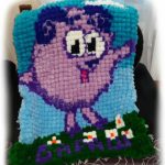 plaid de pompons barash