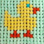 couverture de pompon avec canard