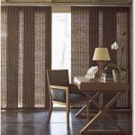 brown wood curtains