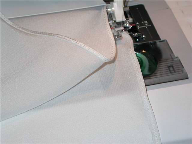 ourlet en tulle