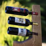 conception de photo de support de bouteille de vin