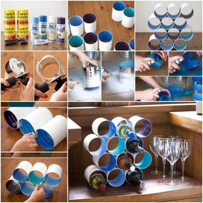 porte-bouteille de vin idées de décoration