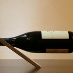 conception de photo de support de bouteille de vin