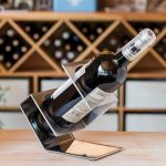 options de photo de support de bouteille de vin
