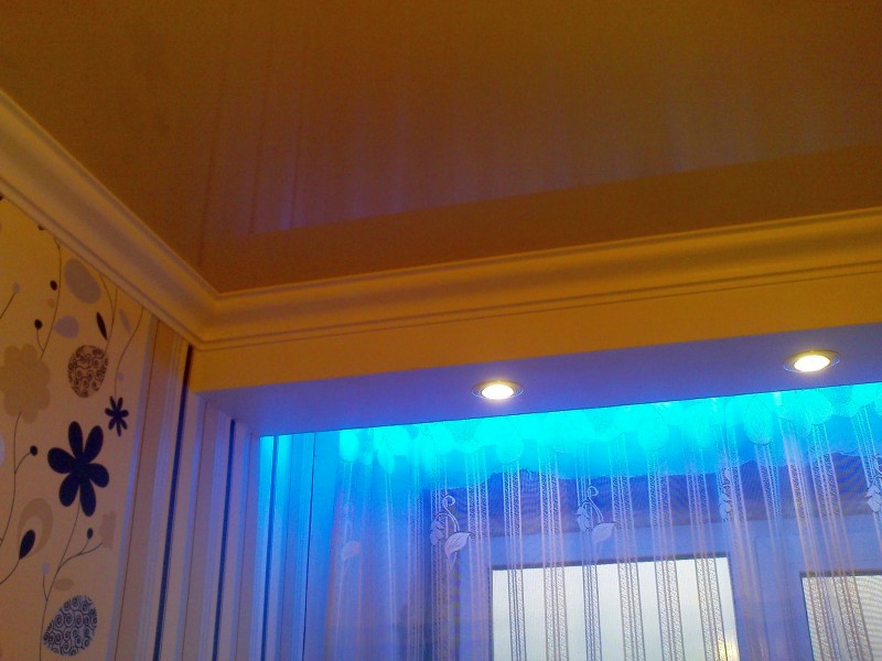 éclairage de rideau intérieur