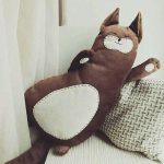 oreiller chat idées de décor