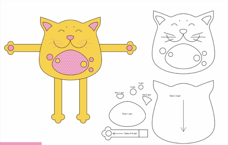 oreiller motif chat