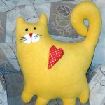 oreiller chat décor