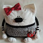oreiller chat décor photo