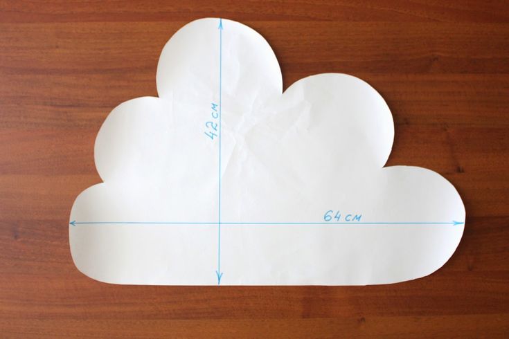 motif nuage oreiller