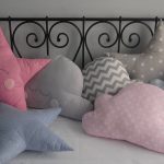types d'oreiller nuage de décor
