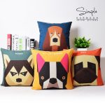 oreiller chien décor photo