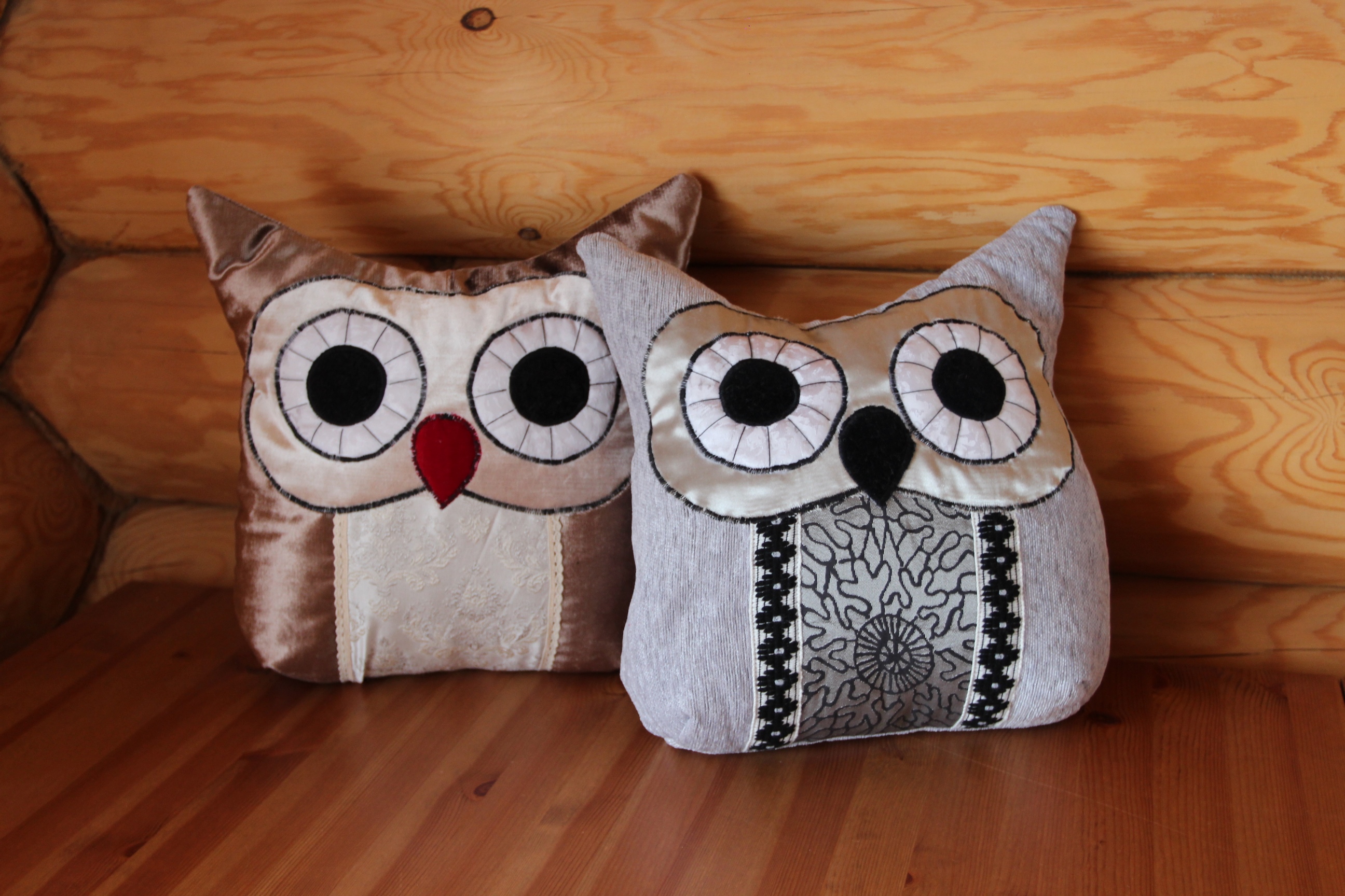 idées hibou d'oreiller