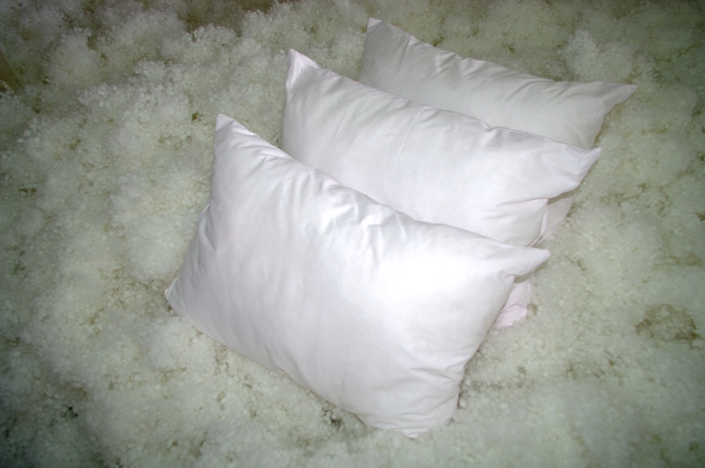 coussins en holofibre