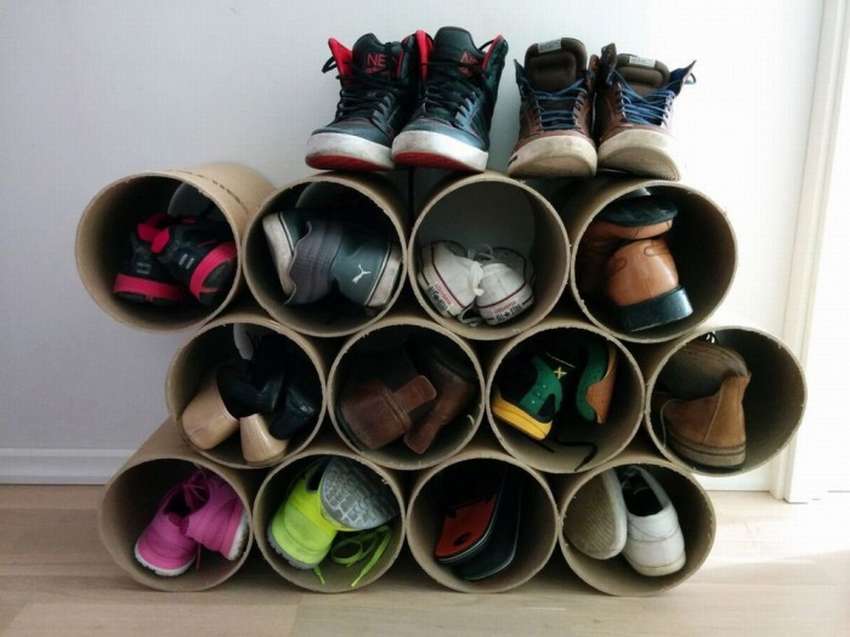 porte-chaussures idées de tubes