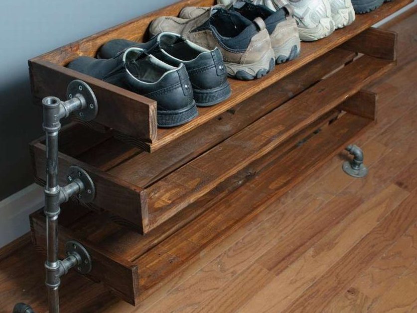 étagère pour chaussures de palette