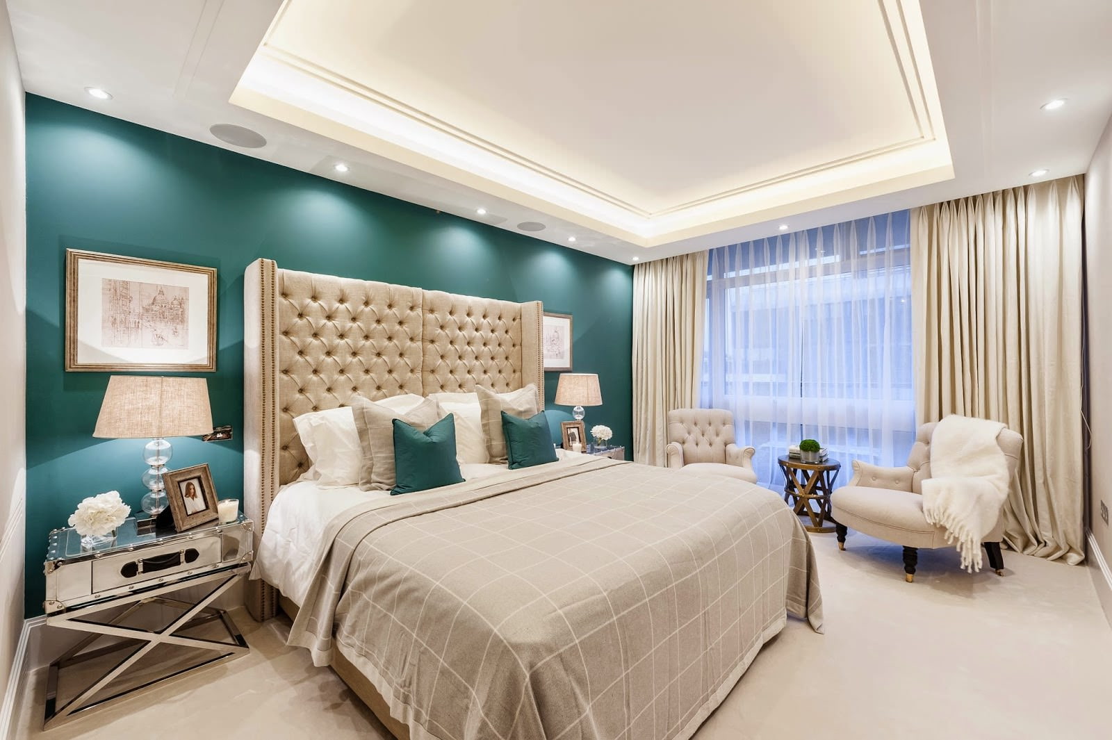 rideaux pour la conception de la chambre