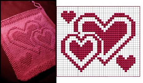 crochet au cœur