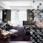 photo de plafond suspendu et de rideaux