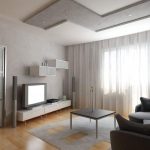 idées de photo de plafond suspendu et de rideaux
