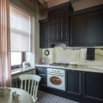 rideaux de cuisine avec stores