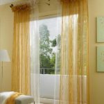 rideaux sur le décor cordon
