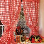 rideaux sur le décor photo cordon