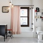 idéias de design de cortinas de casa de banho