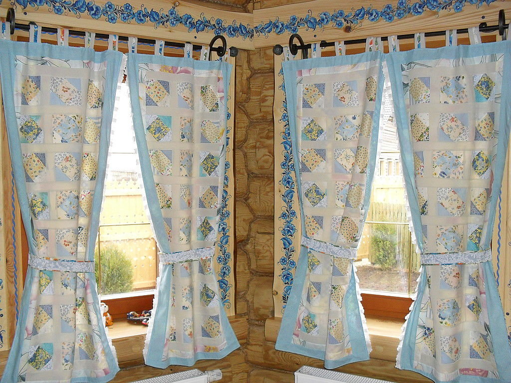 rideaux pour patchwork