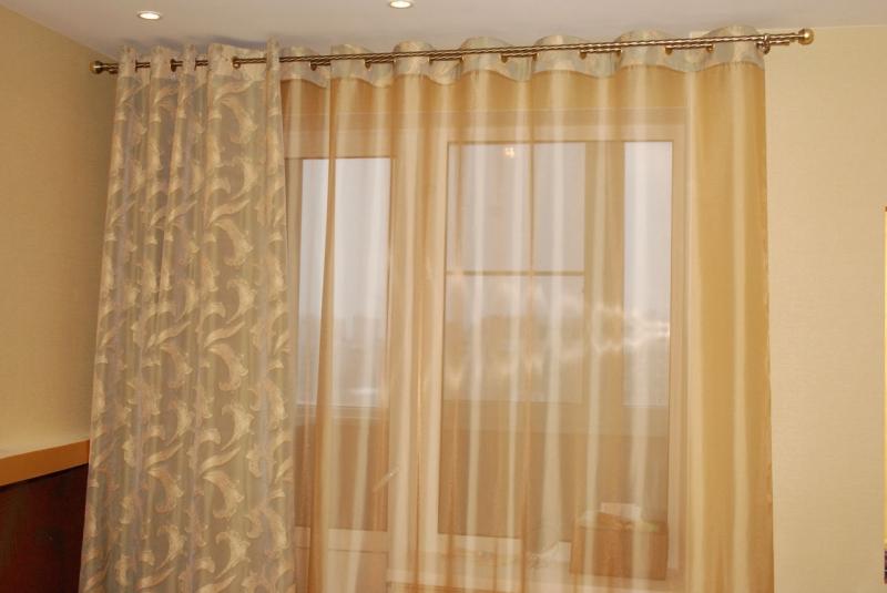 tulle untuk dapur pada foto grommet