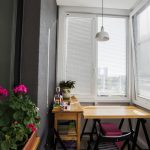 rideaux sur la décoration de balcon