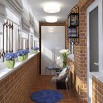 rideaux sur la conception de photo de balcon