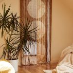 rideaux sur le décor de la porte photo