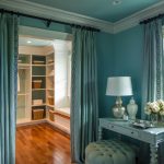 rideaux sur le décor de la porte photo