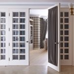 rideaux sur la porte types de décor