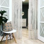 rideaux sur la porte décor photo