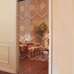 rideaux sur la porte décor idées de photo