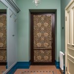 rideaux sur la porte