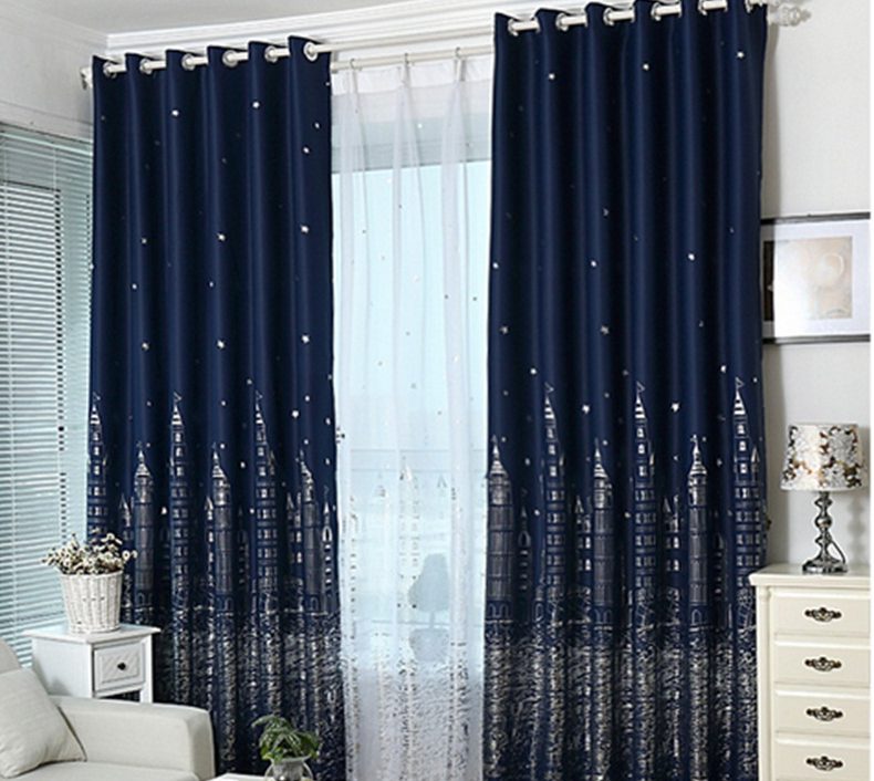 rideaux avec des idées de décoration étoiles