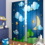 rideaux avec étoiles décoration photo