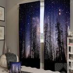 rideaux avec des idées de conception d'étoiles