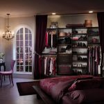 Options de rideaux dans le vestiaire