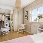 Rideaux dans le dressing au lieu d'options d'idées de portes
