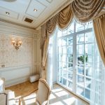 rideaux de draperie dans le style classique